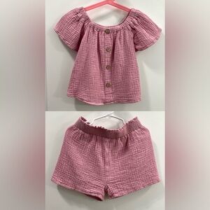 Vivie & Ash Pink Matching Set 6-7 years